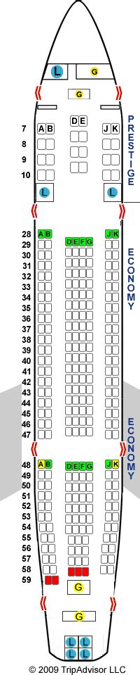 ke 623 seat map.